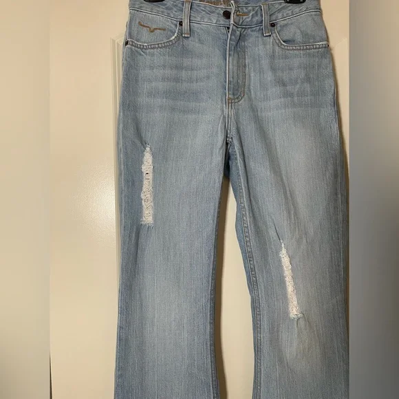 Classic Blue Flared Women's Jeans - Picture 10 of 15